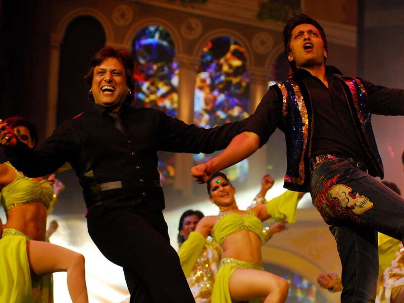 Boman Irani and Riteish Deshmukh returned as host the next year, this time held in Macau. Deshmukh also performed with Govinda, pictured, on the night that clearly belonged to Jodhaa Akbar the period film starring Hrithik Roshan and Aishwarya Rai Bachchan. 