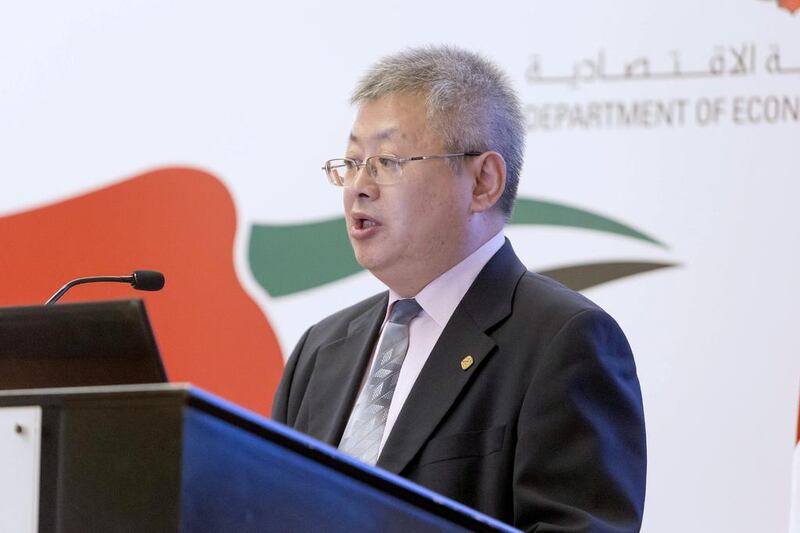 Zhang Xijing, the representative for the China Council for the Promotion of International Trade, said they have invited Chinese delegations to come to the UAE to make feasibility studies. Antonie Robertson / The National