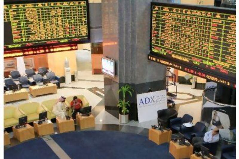 The Abu Dhabi Index lost 0.5 per cent.