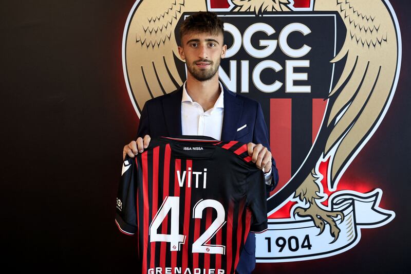 Mattia Viti - Empoli to Nice (£10.9m). AFP