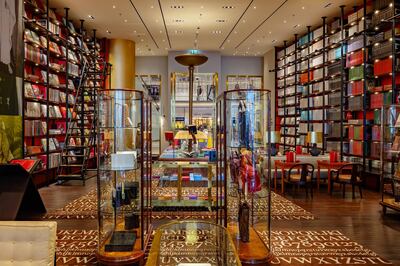 Dinner in the Library at Maison Assouline.