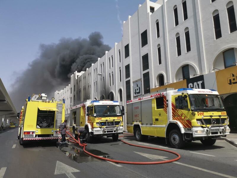 Firefighters will be working throhout the Eid holidays to help protect the public.  Courtesy Dubai Civil Defence