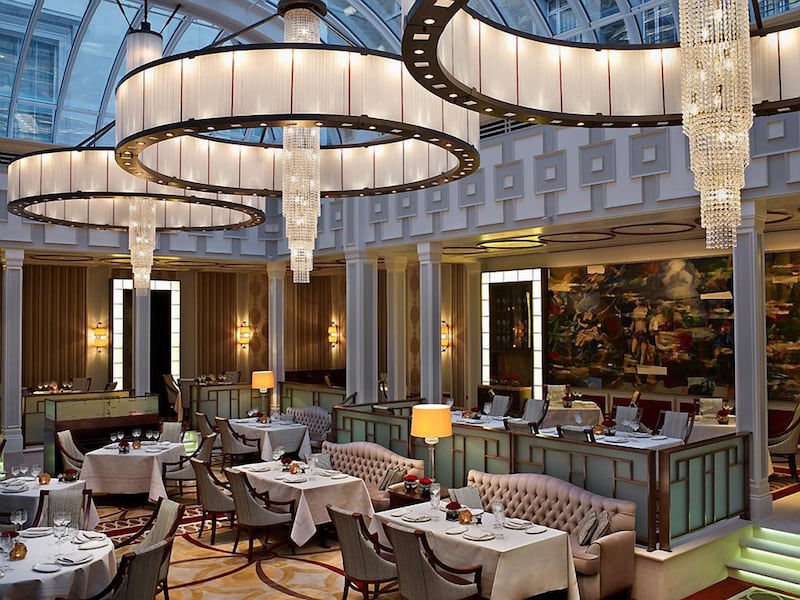 The Lanesborough hotel in London, owned by the Abu Dhabi Investment Authority, is auctioning off its furniture, silken drapes and chandeliers as the quintessential hotel prepares for a makeover. Courtesy Starwood Hotels and Resorts 