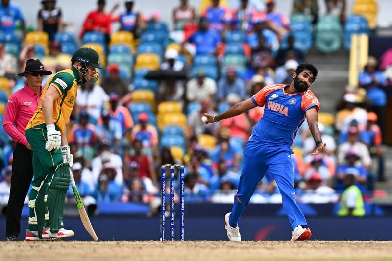 10. Jasprit Bumrah (India 15 wickets, 4.17 economy rate)/ AFP