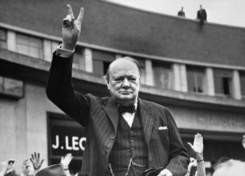 Winston Churchill was confident in his judgements. AFP / ImageForum