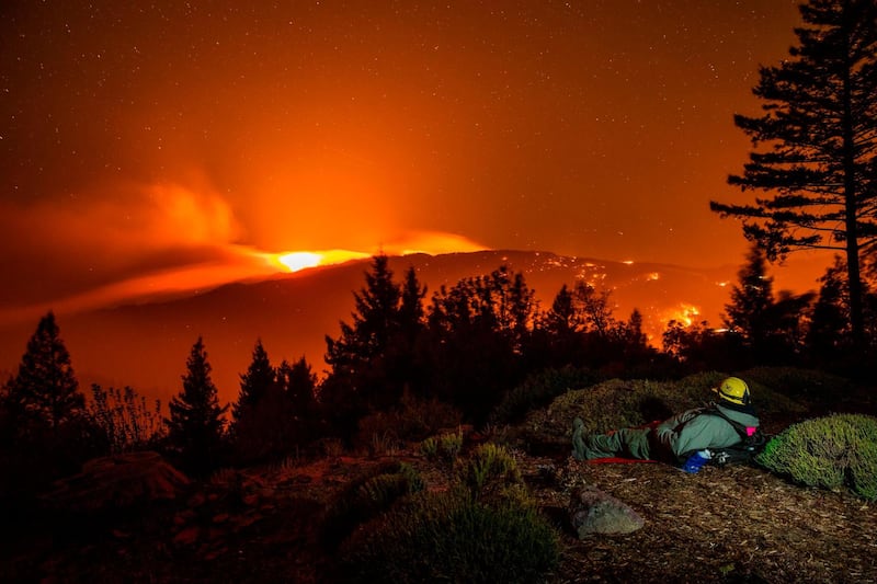Destructive fires have raged in California and strong winds could spark new blazes. AFP