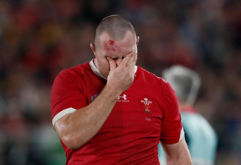 Rugby Union - Rugby World Cup - Semi Final - Wales v South Africa - International Stadium Yokohama, Yokohama, Japan - Wales' Ken Owens leaves the pitch.  REUTERS