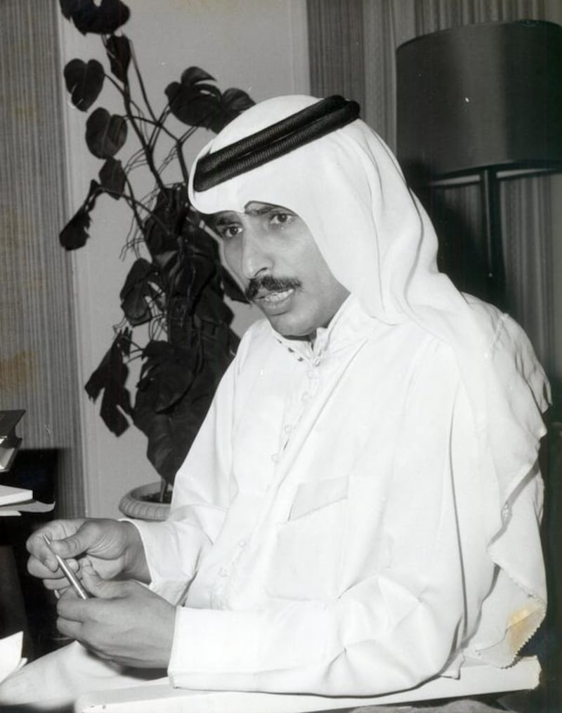 Khalifa Al Mubarak, Ambassador to France from 1980 until his death in 1984. Courtesy Al Ittihad