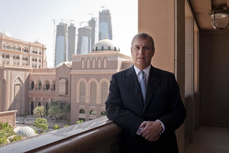 Abu Dhabi - October 31, 2009: Prince Andrew, Duke of York during an interview at the Emirates Palace. ( Philip Cheung / The National )


 *** Local Caption ***  PC00002-PrinceAndrew.jpg