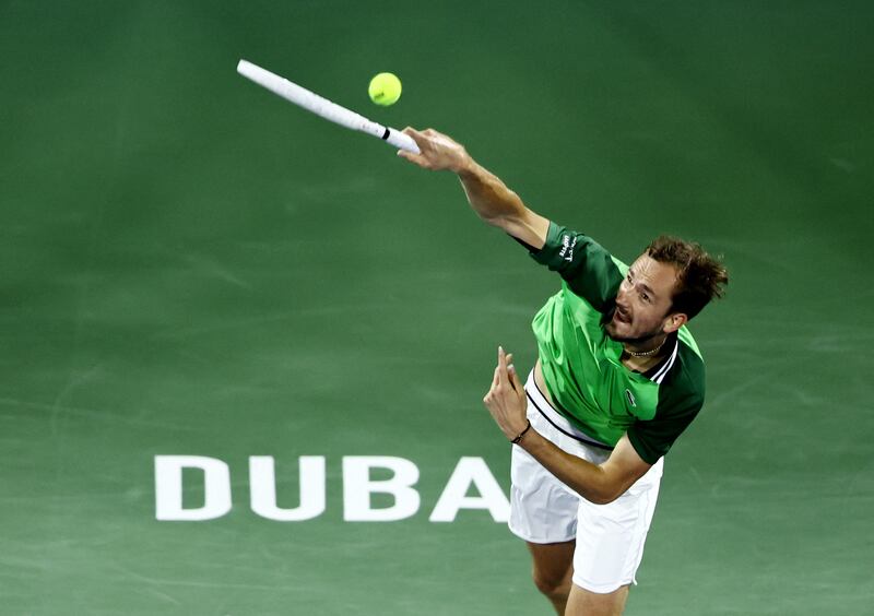 Daniil Medvedev extended his winning streak to eight matches by beating Alejandro Davidovich Fokina. Reuters