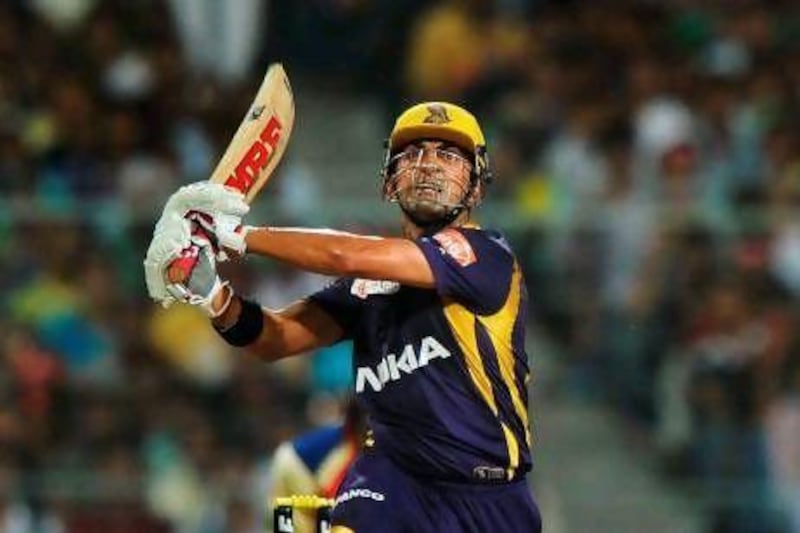 Gautam Gambhir led from the front for Kolkata Knight Riders.