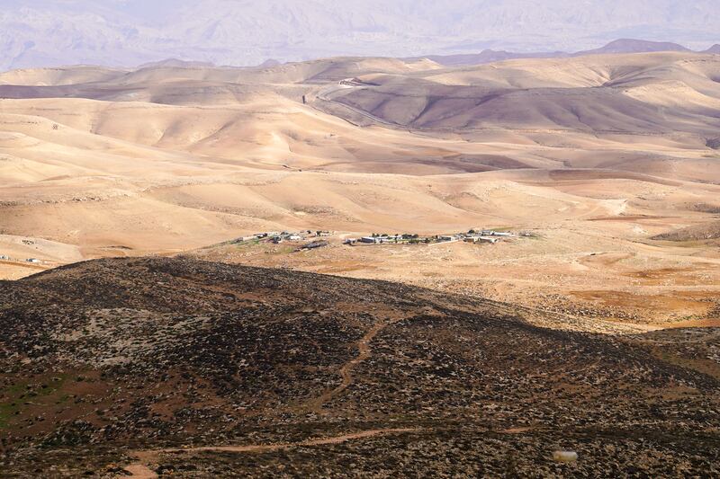 One of the 30 Palestinian communities that make up Masafer Yatta in the occupied West Bank. Israeli non-profit B'Tselem says the communities are under threat