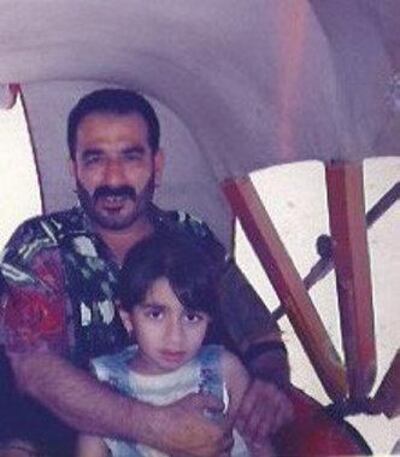 A young Noura Alblooki and her father. Courtesy Noura Alblooki

NOTE: FOR COMMENT / ONE-TIME USE ONLY