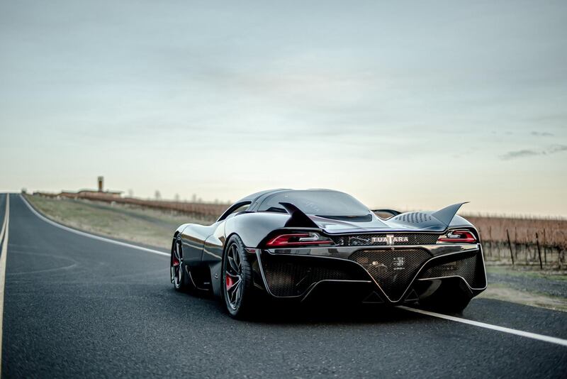 The SSC Tuatara looks like someone turned a batarang into a car and can hit 316 mph. James Lipman/SSC North America