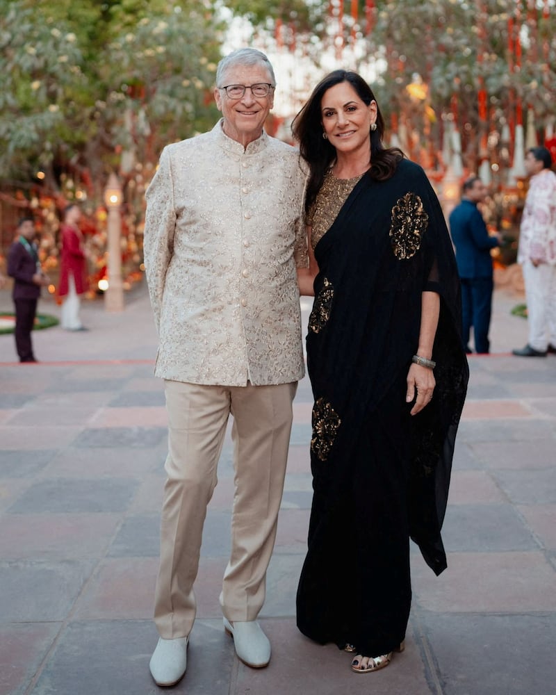 Bill Gates and Paula Hurd. Reuters