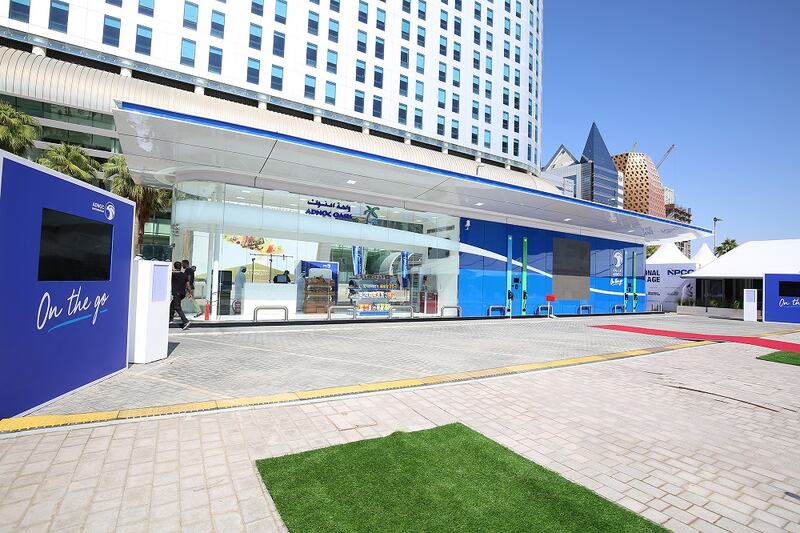 Adnoc 'on the go' stations are designed for smaller neighbourhoods where large fuel stations are impractical.Courtesy Adnoc Distribution 