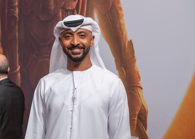 Sameer Al Jaberi, head of Abu Dhabi Film Commission, at the regional premiere of Dune: Part Two in Abu Dhabi. Ruel Pableo for The National