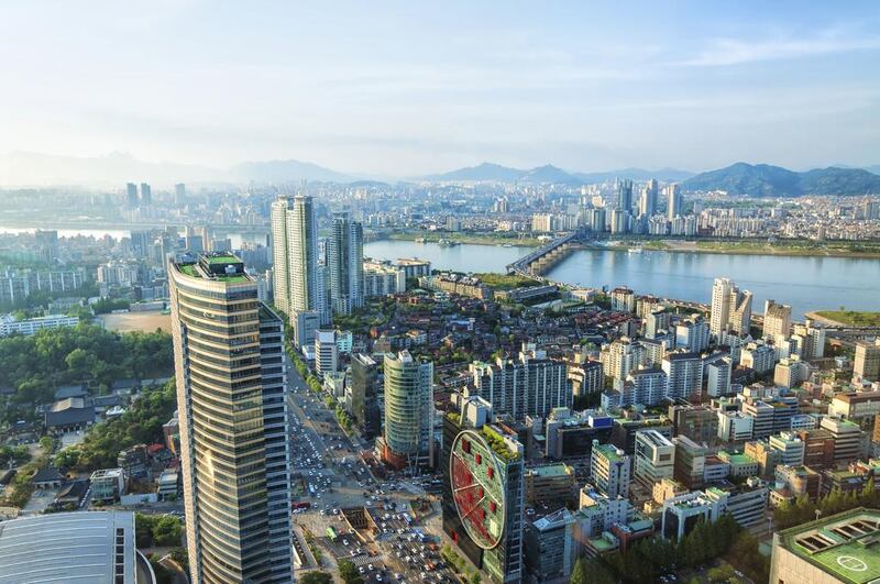 A Unesco City of Design, South Korea’s capital Seoul is situated on the Han River. iStockphoto.com