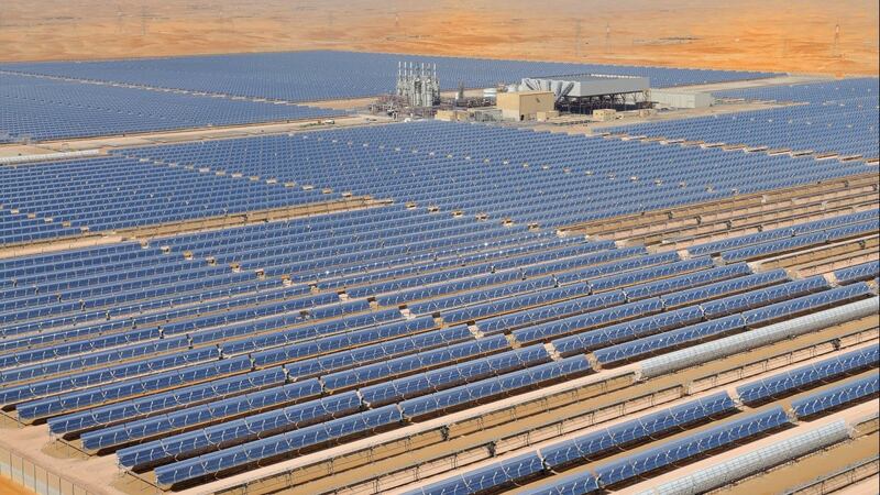 The Noor Abu Dhabi solar PV plant. Photo: Abu Dhabi Department of Energy