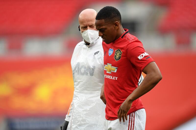 SUBS: Anthony Martial (45+2') 5. One week a 10/10, the next anything but. Failed to affect game. AFP