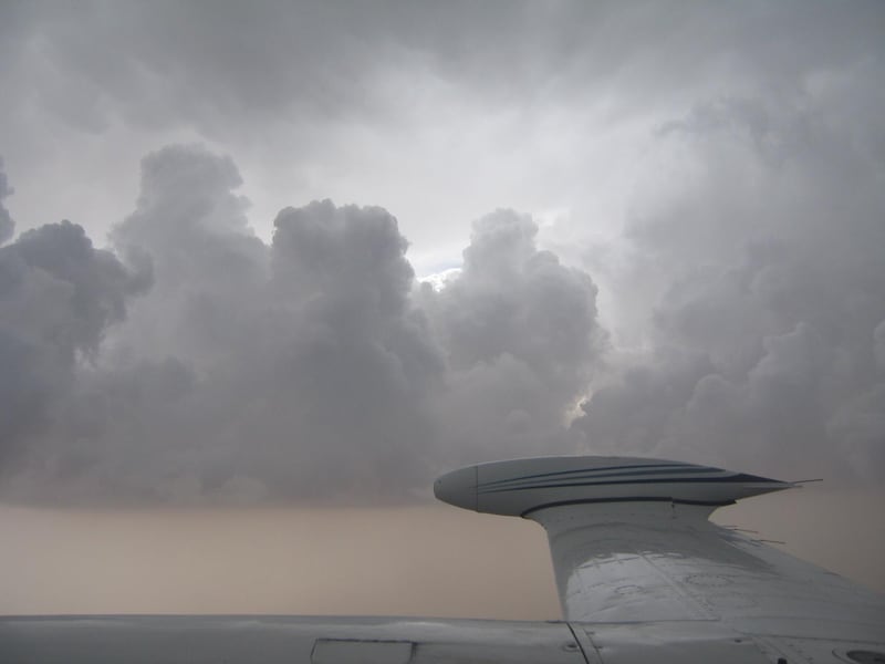 Provided photo of cloud seeding operations in the UAE Courtesy National Centre for Meteorology and Seismology *** Local Caption ***  IMG_3833.JPG
