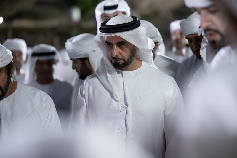 Sheikh Saif was among the senior officials in attendance. Omar Askar / UAE Presidential Court