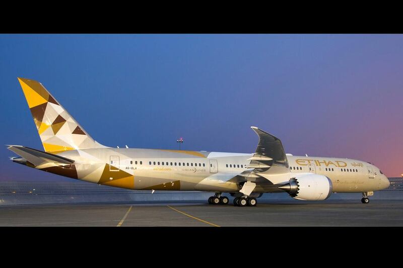 Etihad Airways, the national airline of the UAE, today introduced its first Boeing 787 Dreamliner into commercial service. Courtesy Etihad