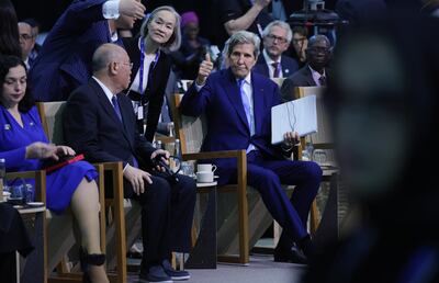 US climate envoy John Kerry is among the key negotiators to have embraced language on unabated fossil fuels. Getty Images 