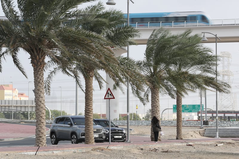 Grey skies make for an unusual sight in Dubai.