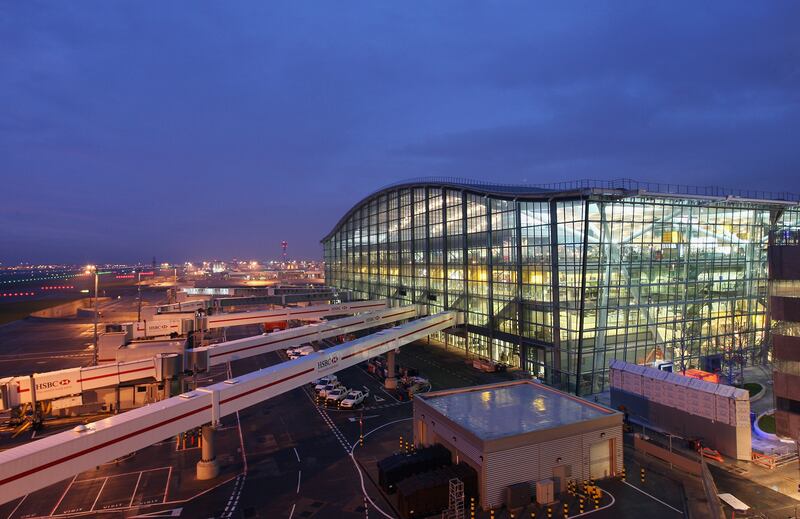 The new Terminal 5 at Heathrow in 2008