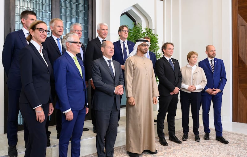 Sheikh Mohamed spoke of the close friendship between the UAE and Germany following the signing of the energy partnership.