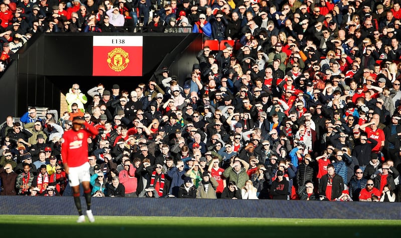 Old Trafford is the biggest club stadium in Britain. PA