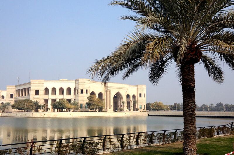 One of former Iraqi dictator Saddam Hussein's palace complexes near Baghdad International Airport. AFP