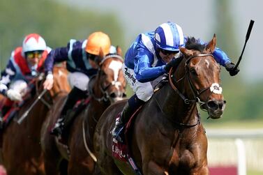 Jim Crowley's victory aboard Mustashry provided trainer Michael Stoute his eighth victory, 33 years after his first. Alan Crowhurst / Getty Images