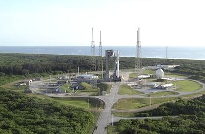 The rocket is prepped for launch from Cape Canaveral Air Force Station in Florida. Courtesy: Nasa 