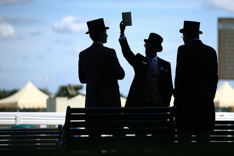 Racegoers attend day five of Royal Ascot. Getty Images