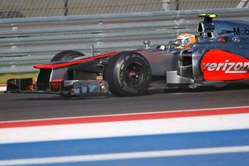 McLaren Formula One driver Lewis Hamilton won the United States Grand Prix in Texas.