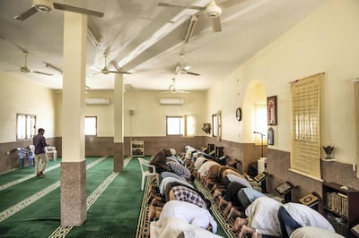 UMM AL QUWAIN, UNITED ARAB EMIRATES. 02 MAY 2019. The Saad Bin Obada Mosque in the Old Souk area of Umm Al Quwain for the Ramadan Mosque series. (Photo: Antonie Robertson/The National) Journalist: Anna Zacharias. Section: National.