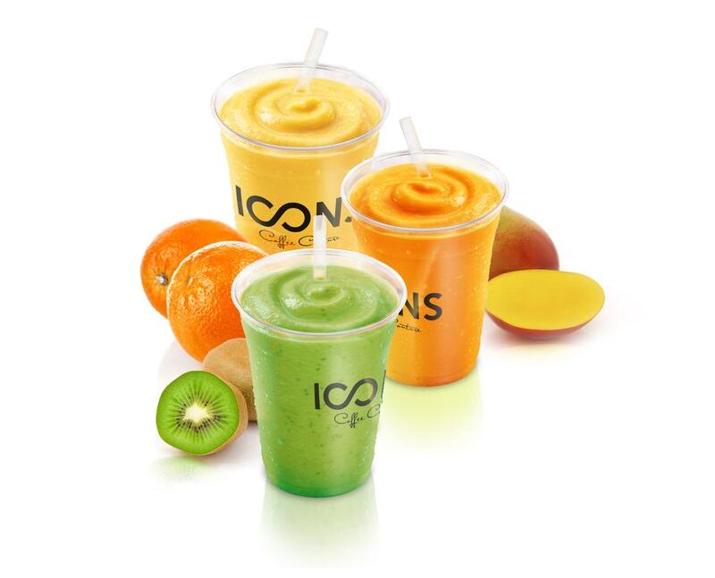 Fruit Boosts come in four flavours – kiwi, mango, orange and pineapple. 