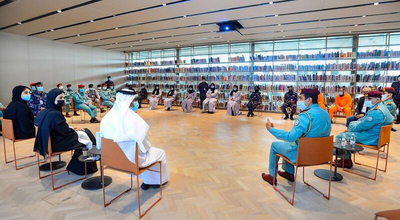 The Book in Your Arms initiative officially launched on Tuesday with a session at Sharjah's House of Wisdom. Knowledge Without Borders 