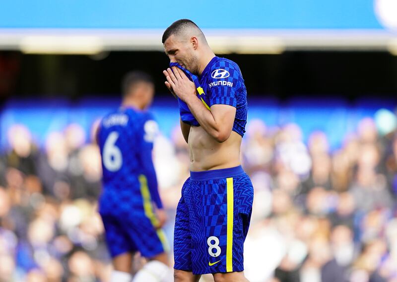 Mateo Kovacic - 5, Was dispossessed in the middle then got in Rudiger’s way when Trincao scored Wolves’ first of the game. Had previously enjoyed various positive moments, including nice passes forward for Timo Werner and Romelu Lukaku. PA