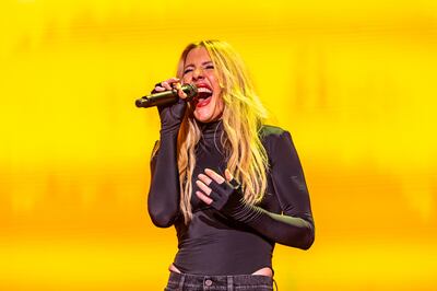 Ellie Goulding was the star performer of day one. Photo: Untold Dubai