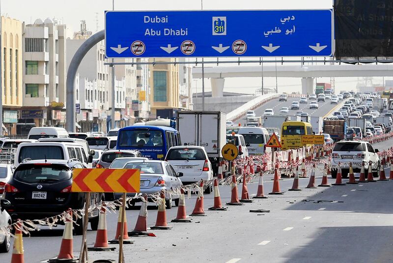 SHARJAH, UAE. May 1, 2014 -Roadworks have been completed at the National Paints area in Sharjah, May 1, 2014. (Photos by: Sarah Dea/The National, Story by: Iain Smith, News)
