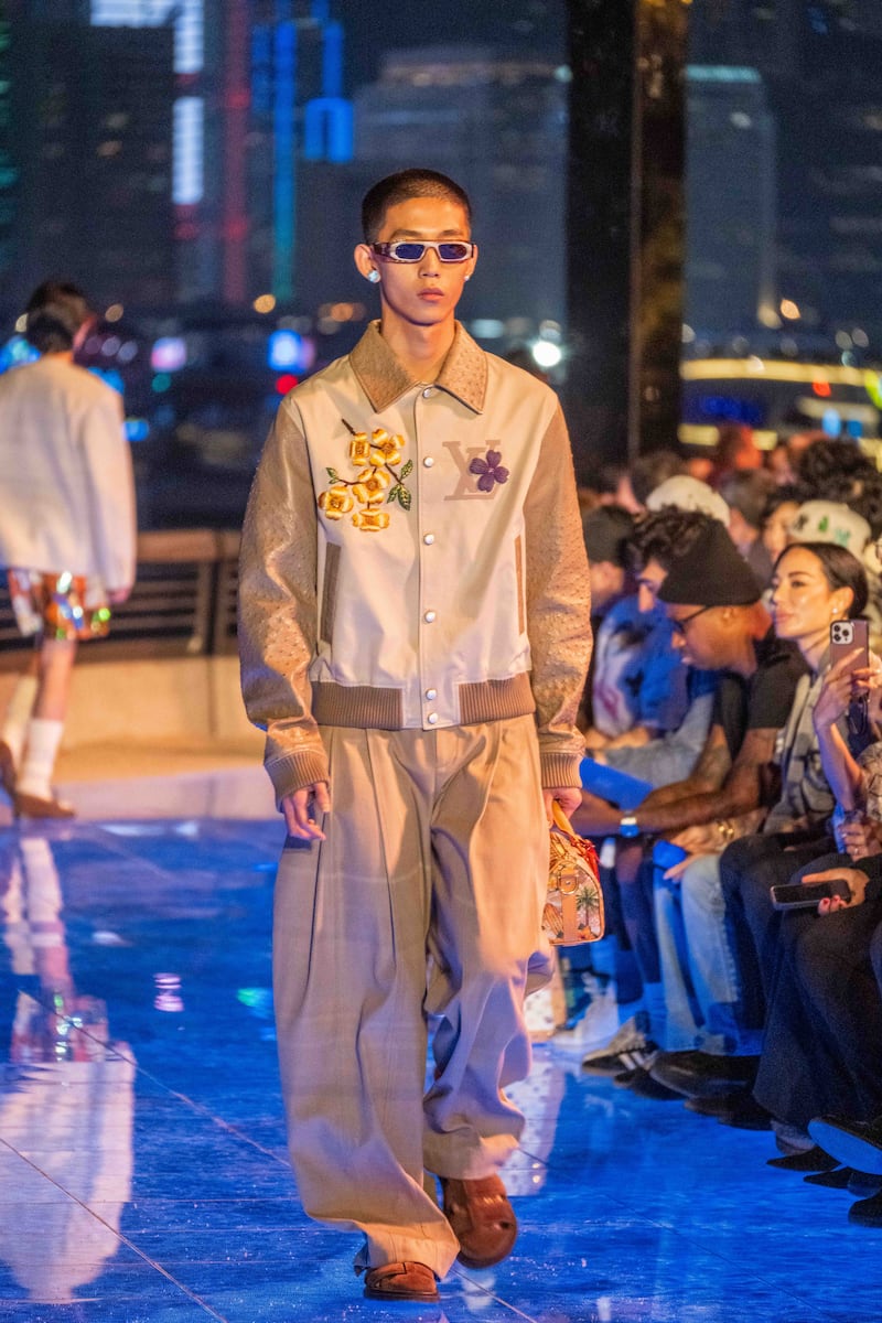 The show marks Louis Vuitton's runway debut in Hong Kong. Getty Images
