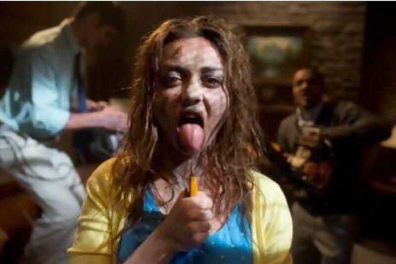 Sarah Hyland in a scene from Scary Movie 5. Dimension Films / The Weinstein Co / Peter Iovino / AP Photo