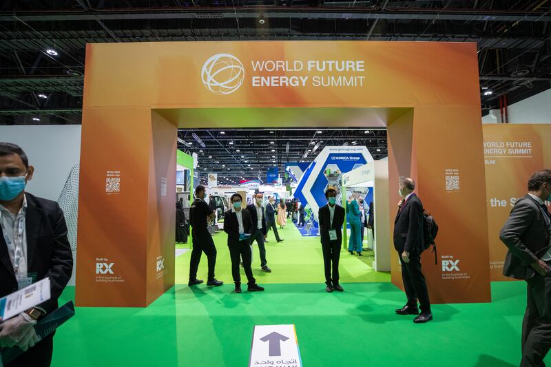 The event is held in tandem with the World Future Energy Summit