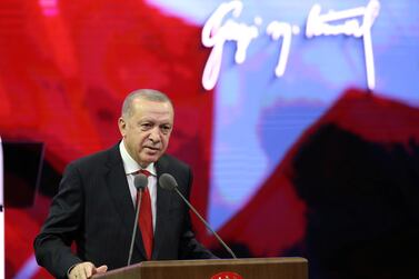 Recep Tayyip Erdogan is accused of using inflammatory language amid his dispute with French President Emmanuel Macron. Reuters