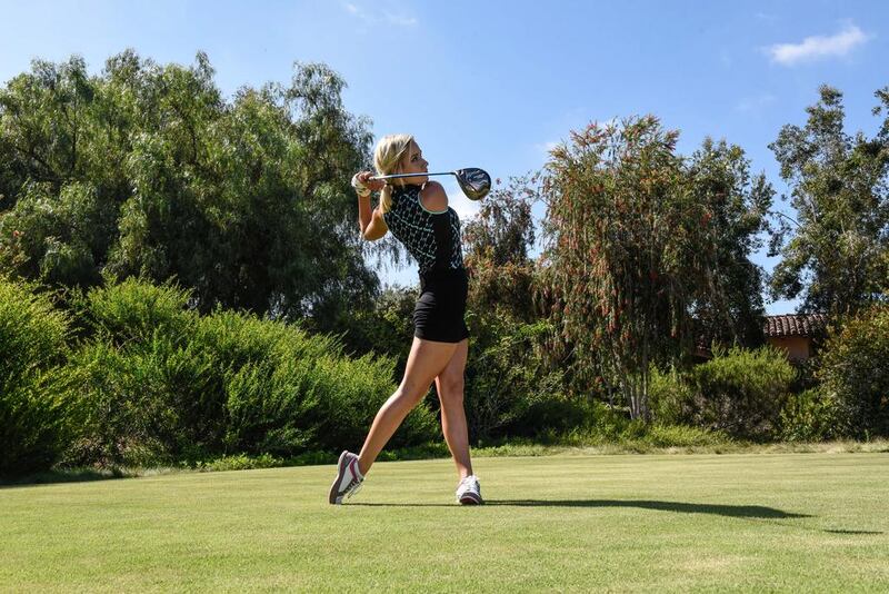 Paige Spiranac will spearhead a new crop of social media-savvy players aiming to take the fairways by storm when she makes her maiden appearance in the Omega Dubai Ladies Masters at Emirates Golf Club from December 9 to 12. Courtesy Golf in Dubai 