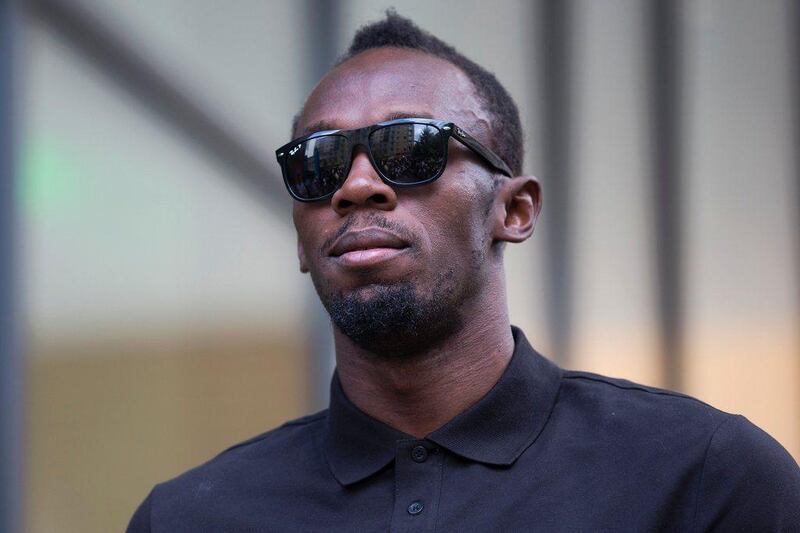 Jamaican sprinter Usain Bolt poses for photographers ahead of a press conference in London on July 21, 2016, ahead of the Anniversary Games athletics meet in London. Justin Tallis / AFP