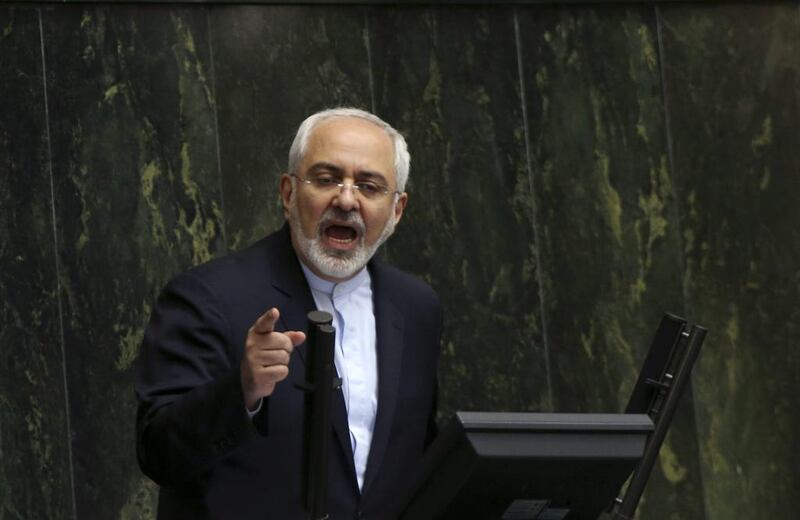 Iranian foreign minister Mohammad Javad Zarif, who is also Iran's top nuclear negotiator, will visit Kuwait, Qatar and Iraq this weekend, according to the country's Isna press agency. AP Photo/Vahid Salemi